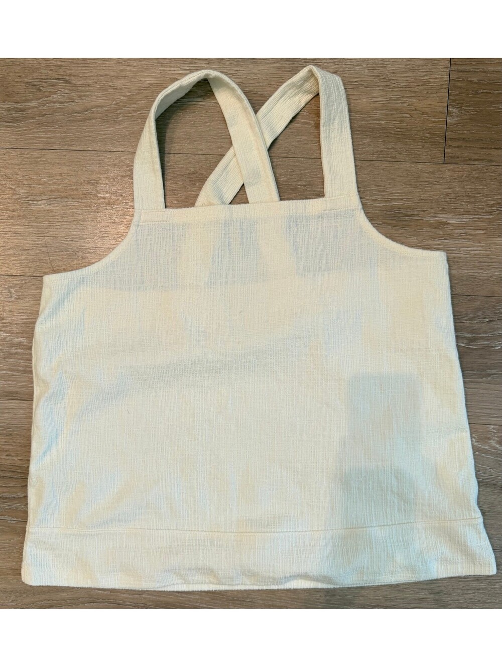 Madewell Beige Apron Top Size XL